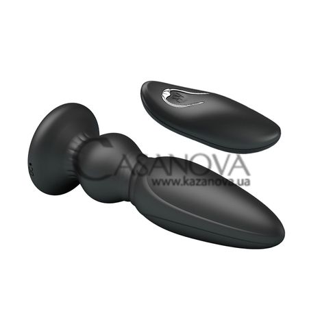 Основне фото Анальна пробка з вібрацією Lybaile Mr.Play Powerful Vibrating Anal Plug чорна 12,5 см