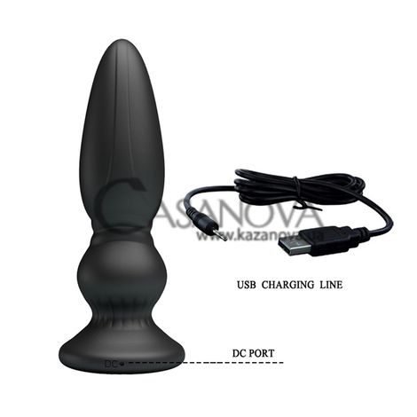 Основное фото Анальная пробка с вибрацией Lybaile Mr.Play Powerful Vibrating Anal Plug чёрная 12,5 см