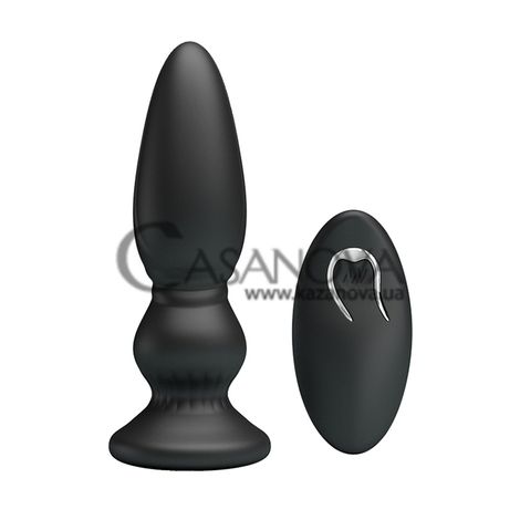 Основне фото Анальна пробка з вібрацією Lybaile Mr.Play Powerful Vibrating Anal Plug чорна 12,5 см