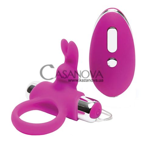 Основное фото Эрекционное кольцо с вибрацией Happy Rabbit Remote Control Cock Ring фиолетовое