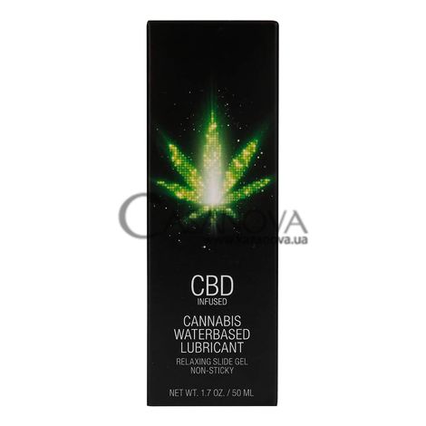 Основне фото Лубрикант Shots CBD Cannabis Waterbased Lubricant 50 мл