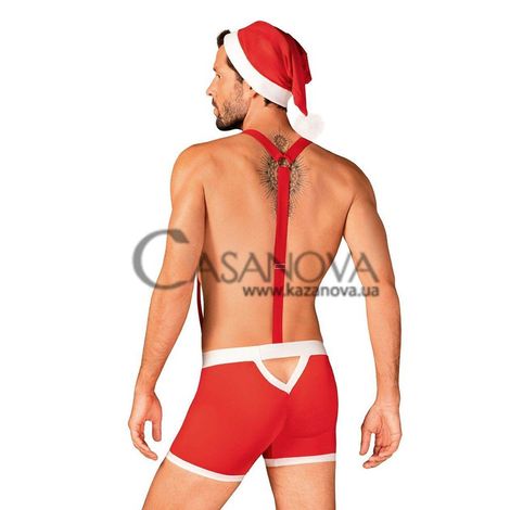 Основне фото Чоловічий костюм Obsessive Санта-Клаус червоний