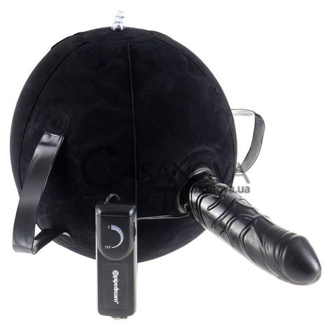 Основное фото Мячик-сиденье с вибрацией Vibrating Mini Sex Ball чёрный