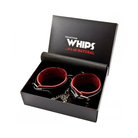 Основне фото Поножі для жінок Whips Collections 58-00004 червоно-чорні