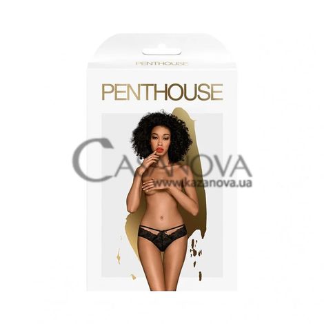 Основное фото Трусики-бразилиана Penthouse Too Hot To Be Real чёрные