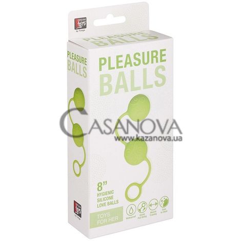 Основне фото Вагінальні кульки Pleasure Balls салатові