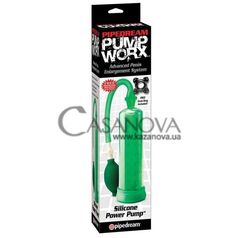 Основное фото Вакуумная помпа Pump Worx Silicone Power Pump зелёная