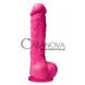Додаткове фото Фалоімітатор Silicone Colours Pleasures рожевий 17,8 см