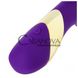 Додаткове фото Вакуумний кліторальний стимулятор Vibratissimo Secret Kiss+Licker фіолетовий із золотом