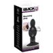 Дополнительное фото Анальная пробка на присоске Black Velvets Bouncing Plug чёрная 11,8 см