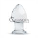 Дополнительное фото Анальная пробка Gildo Handmade Glass Buttplug №26 прозрачная 9 см