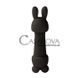 Дополнительное фото Клиторальный вибратор с 2 насадками Feelztoys Mister Bunny чёрный 13,5 см
