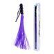 Дополнительное фото Плеть с силиконовыми хвостиками Boss of Toys Boss Series Fetish Silicone Whip Purple 14" фиолетовая с чёрным