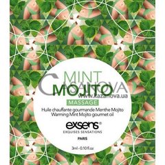 Основное фото Пробник согревающего массажного масла Exsens Mint Mojito ментол и мохито 3 мл
