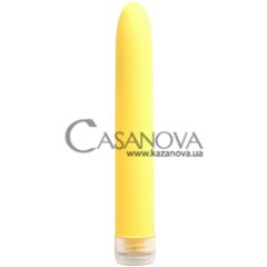 Основное фото Классический вибратор Neon Luv Touch Vibe жёлтый 17,1 см