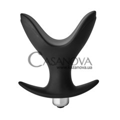 Основное фото Анальная пробка-расширитель с вибрацией Fantasstic vibrating anal anchor plug чёрная 10 см
