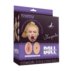 Основное фото Надувная секс-кукла LoveToy Bayola Cowgirl Style Love Doll телесная 93 см
