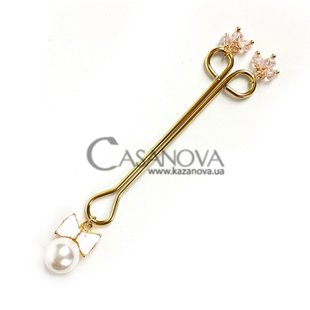 Основное фото Зажим для клитора Art Of Sex Clit Clamp Bow Pearl золотистый