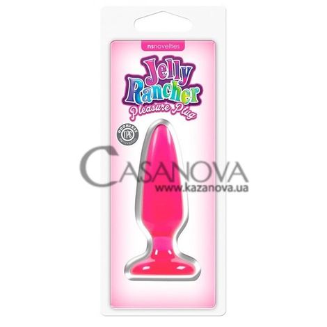 Основное фото Анальная пробка Jelly Rancher Pleasure Plug розовая 10 см