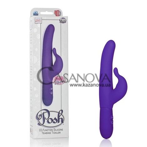 Основное фото Rabbit-вибратор Posh Teasing Tickler фиолетовый 23,5 см