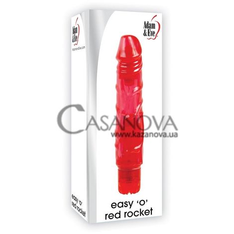 Основне фото Реалістичний вібратор Easy O Red Rocket червоний 17 см