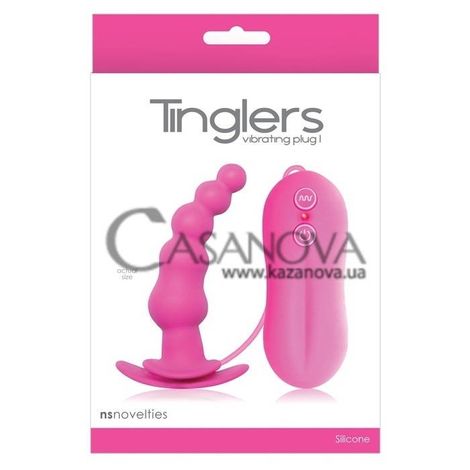 Основное фото Анальная вибропробка Tinglers I розовая 10 см