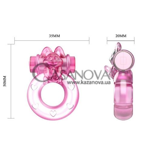 Основне фото Кільце-стимулятор Lybaile Pink Ring BI-0418 рожеве