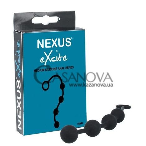 Основне фото Анальні кульки Nexus Excite Medium Anal Beads чорні
