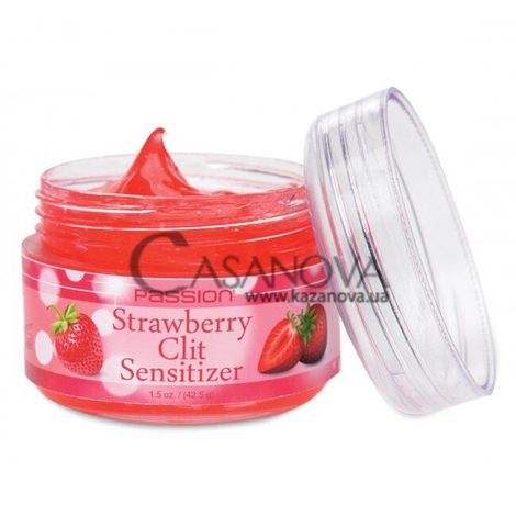 Основное фото Охлаждающий гель для стимуляции клитора Passion Strawberry Clit Sensitizer клубника 42,5 г