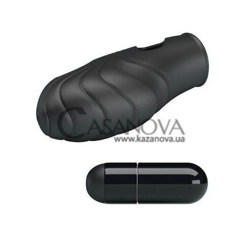 Основное фото Клиторальный вибратор на палец Pretty Love Lich чёрный 7,8 см