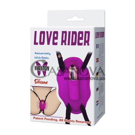 Основне фото Кліторальний віброметелик Love Rider пурпурний