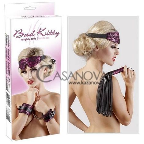 Основное фото BDSM-набор Bad Kitty 2491036 чёрно-розовый