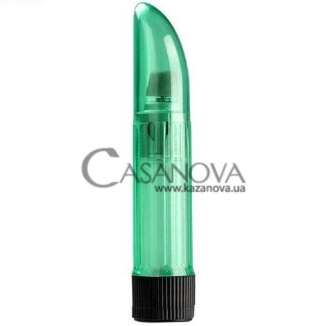 Основное фото Мини-вибратор Crystal Clear Lady Finger зелёный 13 см