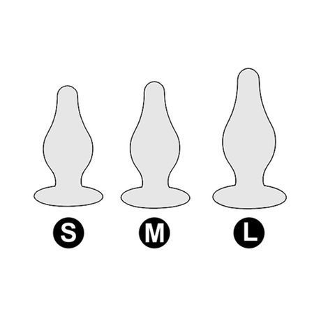 Основне фото Набір анальних пробок SilexD Silicone Plug Kit чорний