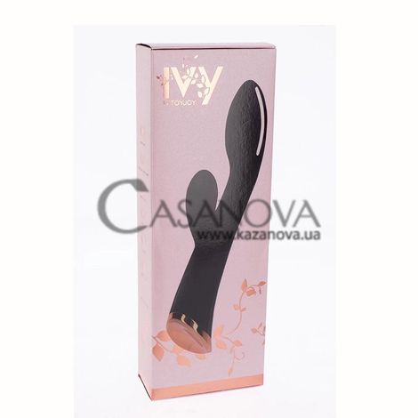 Основне фото Rabbit-вібратор Toy Joy IVY чорний 20,5 см
