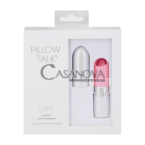 Основное фото Стимулятор клитора Pillow Talk Lusty Luxurious Flickering Massager розовый