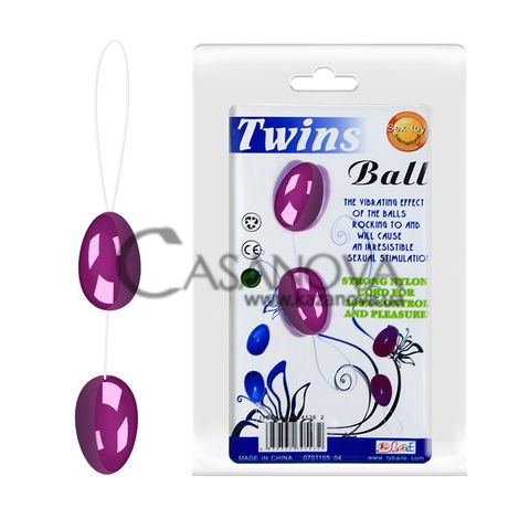 Основное фото Вагинальные шарики Lybaile Twins Ball фиолетовые