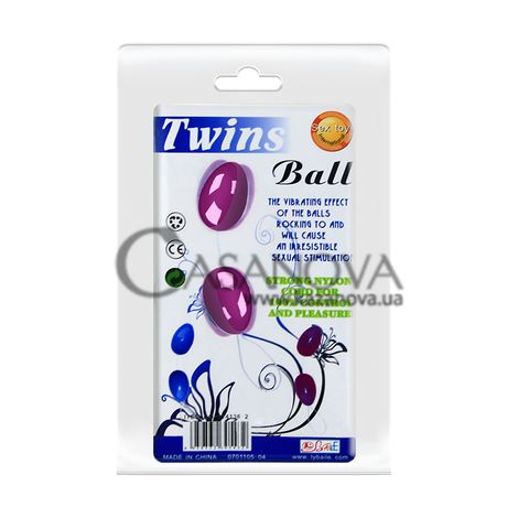 Основне фото Вагінальні кульки Lybaile Twins Ball фіолетові