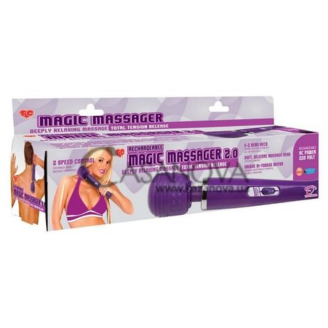 Основное фото Вибромассажёр Rechargeable Magic Massager фиолетовый