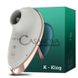Дополнительное фото Вакуумный стимулятор клитора KisToy K-King зелёный 10,5 см