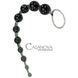 Додаткове фото Анальний ланцюжок Oriental Jelly Butt Beads чорний 27 см