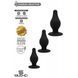Додаткове фото Набір анальних пробок SilexD Silicone Plug Kit чорний