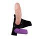 Дополнительное фото Полый страпон с вибрацией Boss Series Adrian Vibrating Hollow Strap-on телесный 16 см