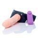 Дополнительное фото Полый страпон с вибрацией Boss Series Adrian Vibrating Hollow Strap-on телесный 16 см