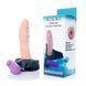 Дополнительное фото Полый страпон с вибрацией Boss Series Adrian Vibrating Hollow Strap-on телесный 16 см