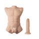 Дополнительное фото Реалистичный фаллоимитатор с мужским торсом SilexD Apollo L Male Torso телесный 17,8см