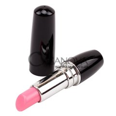 Основне фото Міні-вібромасажер Vagina Lipstick Massage чорний 9,5 см