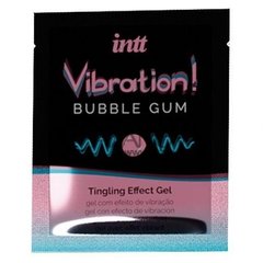 Основное фото Пробник жидкого вибратора Intt Vibration! Bubble Gum жевательная резинка 5 мл