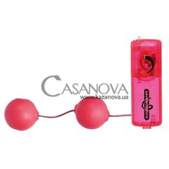 Основное фото Вагинальные шарики с вибрацией Spectraz розовые