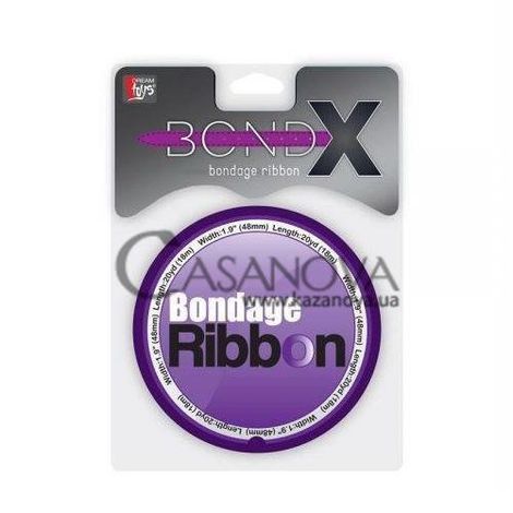 Основне фото Стрічка для бондажу BondX Bondage Ribbon фіолетова 18 м